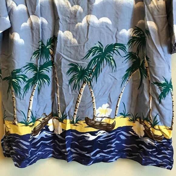 Utility XL short sleeve Hawaiian men t-shirt green - Picture 7 of 7